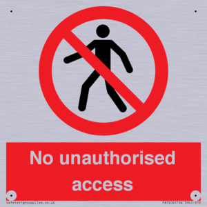 No unauthorised access